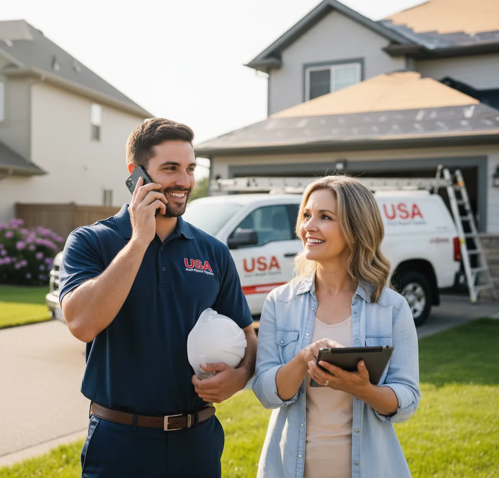 USA Roof Repair Experts customer support in Forestdale